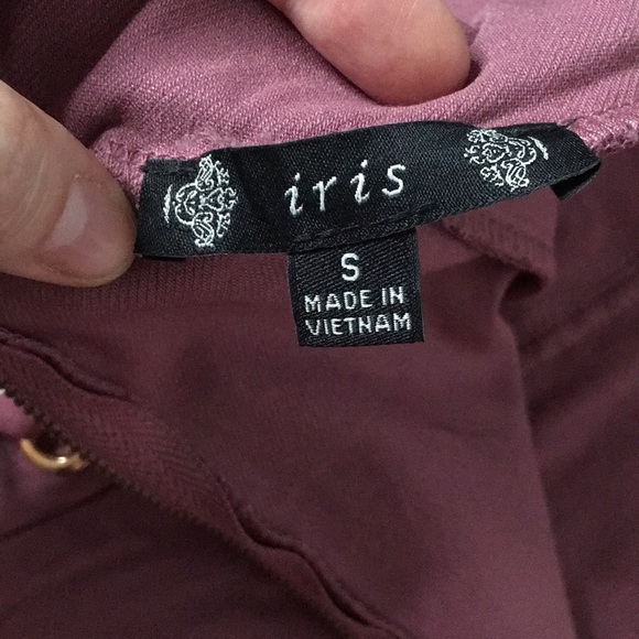 B7 New Womens Iris Lace Up Dress Mauve Dusty Rose Size Small - Picture 5 of 5